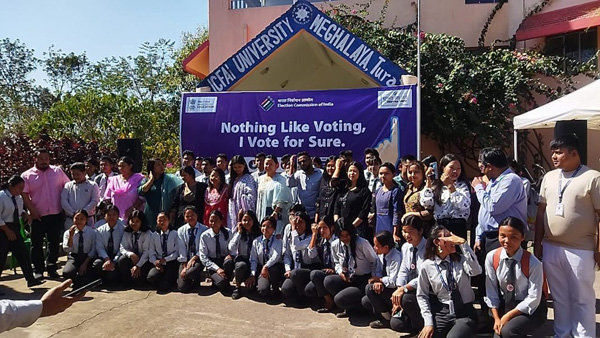 Voter’s awareness campaign was held at ICFAI University