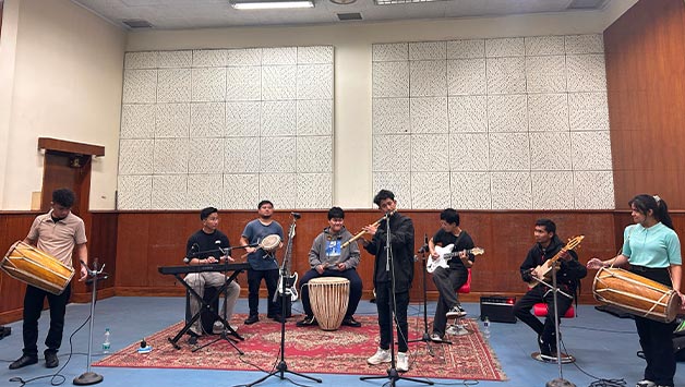 ICFAI Music Department – All India Radio Recording